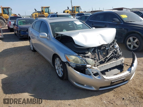 2006 Lexus GS with VIN JTHBH96S565037554, listed as a IAAI auction lot 42022828 with 158,223 mi miles and . Bid and sale history available at carsss.com. Image 1.