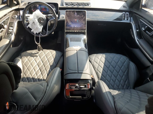 2023 Mercedes-Benz S-Class S 580e with VIN W1K6G6KBXPA201292, listed as a Copart auction lot 71756954 with 6,653 mi miles and Salvage Title. Bid and sale history available at carsss.com. Image 8.