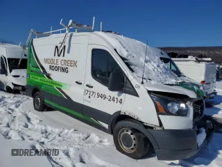 2018 Ford Transit with VIN 1FTYR2CMXJKA72171, listed as a Copart auction lot 89252405 with Not Provided miles and Salvage Title. Bid and sale history available at carsss.com. Image 4.