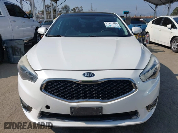 2016 Kia Cadenza Premium with VIN KNALN4D75G5218796, listed as a IAAI auction lot 42151269 with 123,332 mi miles. Bid and sale history available at carsss.com. Image 12.