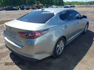 2015 Kia Optima Hybrid with VIN KNAGM4AD2F5082642, listed as a IAAI auction lot 39434717 with 131,000 mi miles. Bid and sale history available at carsss.com. Image 4.