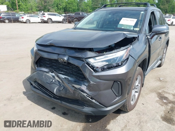 2024 Toyota RAV4 XLE with VIN 2T3P1RFV4RC481948, listed as a IAAI auction lot 42167101 with 8,044 mi miles and . Bid and sale history available at DreamBid. Image 6.