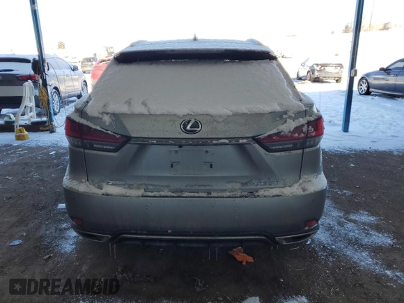 2021 Lexus RX with VIN 2T2YZMDAXMC279855, listed as a Copart auction lot 84403024 with 0 mi miles and Salvage Title. Bid and sale history available at carsss.com. Image 6.