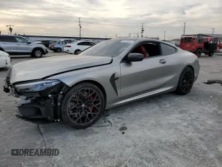 2022 BMW M8 Competition with VIN WBSAE0C02NCG86576, listed as a Copart auction lot 39370084 with 0 mi miles. Bid and sale history available at carsss.com. Image 1.