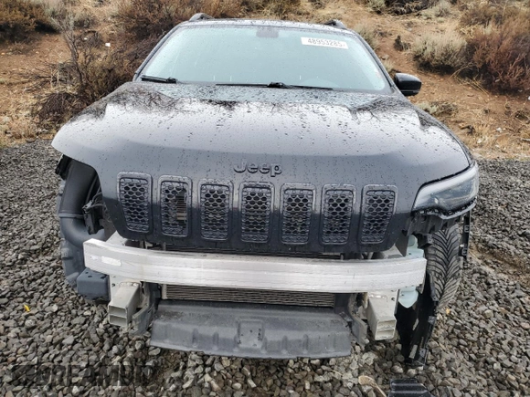 2019 Jeep Cherokee Altitude with VIN 1C4PJMLN1KD345771, listed as a Copart auction lot 48953285 with 119,719 mi miles and Salvage Title. Bid and sale history available at carsss.com. Image 5.