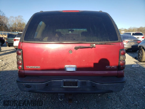 2005 GMC Yukon SLE with VIN 1GKEC13V55R156956, listed as a Copart auction lot 88989075 with 293,728 mi miles and Salvage Title. Bid and sale history available at carsss.com. Image 6.