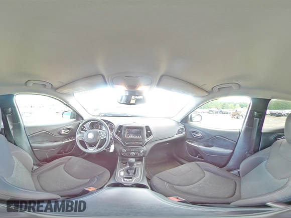 2021 Jeep Cherokee Latitude with VIN 1C4PJLCBXMD112166, listed as a Copart auction lot 55343445 with 86,440 mi miles and Salvage title. Bid and sale history available at DreamBid. Image 15.
