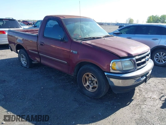 1997 Ford F-150 with VIN 1FTDF1728VKC04974, listed as a IAAI auction lot 41969225 with 159,375 mi miles and . Bid and sale history available at DreamBid. Image 1.