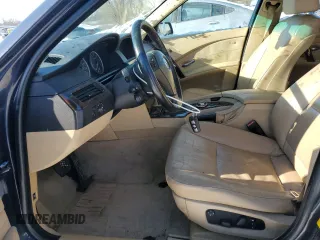 2006 BMW 5 Series 530xi with VIN WBANN73586CN02816, listed as a Copart auction lot 88349585 with 215,600 mi miles and Salvage Title. Bid and sale history available at carsss.com. Image 7.