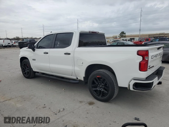 2021 Chevrolet Silverado 1500 RST with VIN 1GCPWDED7MZ414619, listed as a Copart auction lot 41776115 with 51,188 mi miles and Salvage Title. Bid and sale history available at carsss.com. Image 2.