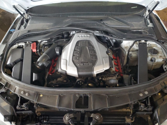 2017 Audi A8 with VIN WAU44AFD2HN009512, listed as a Copart auction lot 84442474 with 44,174 mi miles and Salvage title. Bid and sale history available at DreamBid. Image 11.
