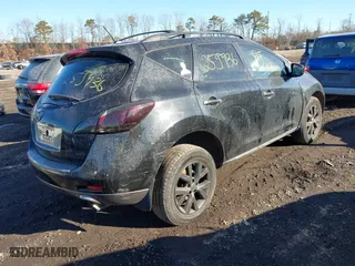 2011 Nissan Murano SV with VIN JN8AZ1MW2BW186059, listed as a IAAI auction lot 41432417 with 999,999 mi miles. Bid and sale history available at carsss.com. Image 4.