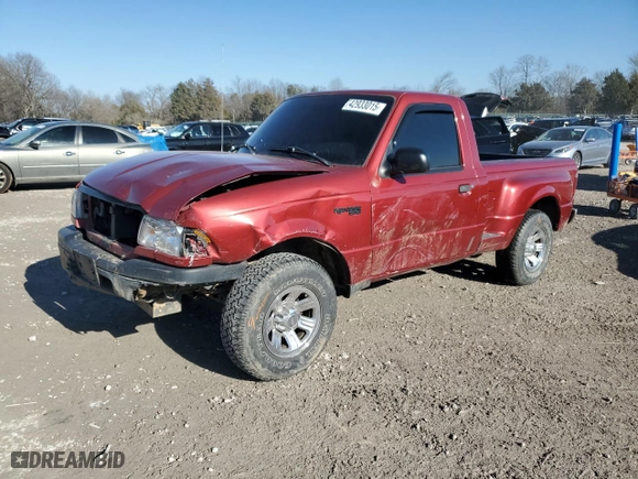 2004 Ford Ranger XL with VIN 1FTYR10D44PA53735, listed as a Copart auction lot 42933015 with 243,206 mi miles and Clean Title. Bid and sale history available at carsss.com. Image 1.