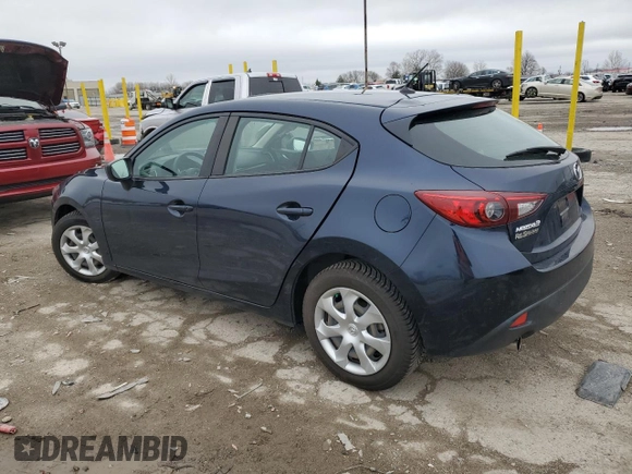 2016 Mazda 3 i Sport with VIN 3MZBM1J78GM266031, listed as a Copart auction lot 51156915 with 65,034 mi miles and Salvage Title. Bid and sale history available at DreamBid. Image 2.
