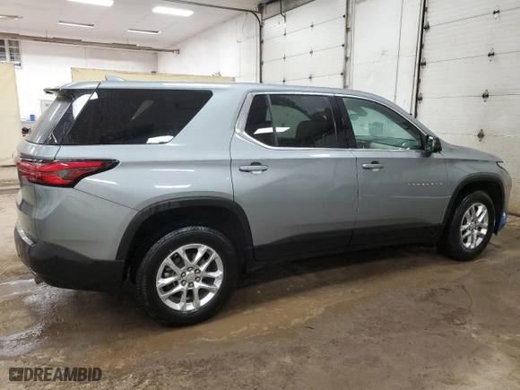 2023 Chevrolet Traverse LS with VIN 1GNERFKW0PJ204373, listed as a Copart auction lot 48909225 with 54,045 mi miles and Clean Title. Bid and sale history available at carsss.com. Image 3.
