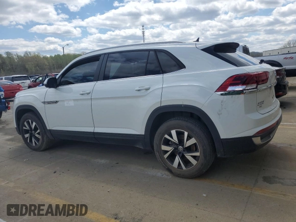 2022 Volkswagen Atlas SE with VIN 1V2DC2CA1NC200298, listed as a Copart auction lot 53239565 with 56,192 mi miles and Salvage title. Bid and sale history available at DreamBid. Image 2.