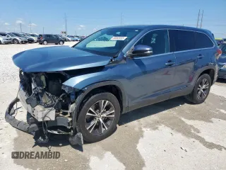 2019 Toyota Highlander LE z VIN 5TDZZRFH0KS324788, wystawiony jako Copart lot #56583055 z przebiegiem 167 001 mil mil oraz Szkoda całkowita • Salvage title. Historia ofert i sprzedaży dostępna na DreamBid. Obrazek 1.