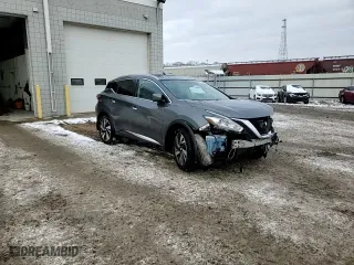 2018 Nissan Murano Platinum with VIN 5N1AZ2MH3JN167359, listed as a Copart auction lot 43870005 with 107,111 mi miles and Salvage Title. Bid and sale history available at carsss.com. Image 12.