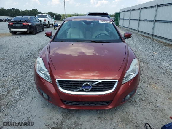 2012 Volvo C70 T5 with VIN YV1672MC8CJ127688, listed as a Copart auction lot 69642354 with 0 mi miles and Clean Title. Bid and sale history available at carsss.com. Image 5.