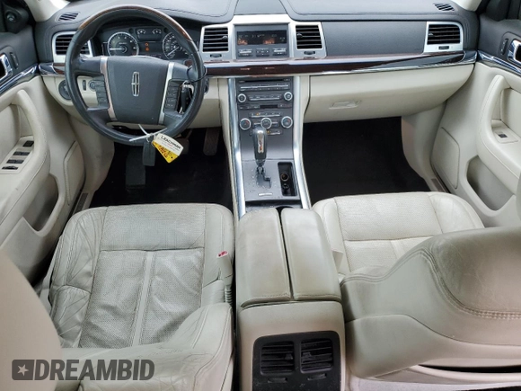 2009 Lincoln MKS with VIN 1LNHM93R89G603297, listed as a Copart auction lot 55474585 with 111,760 mi miles and Salvage title. Bid and sale history available at DreamBid. Image 8.