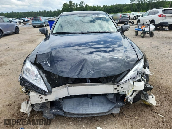 2010 Lexus IS 250 with VIN JTHBF5C24A2098391, listed as a Copart auction lot 60472255 with Not provided miles and Salvage title. Bid and sale history available at DreamBid. Image 5.