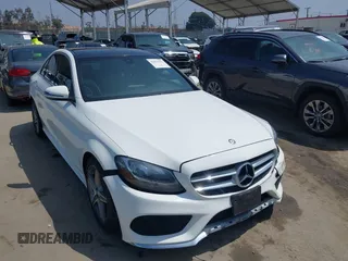 2016 Mercedes-Benz C 300 with VIN 55SWF4JB7GU172309, listed as a IAAI auction lot 42471452 with 52,781 mi miles and . Bid and sale history available at DreamBid. Image 1.
