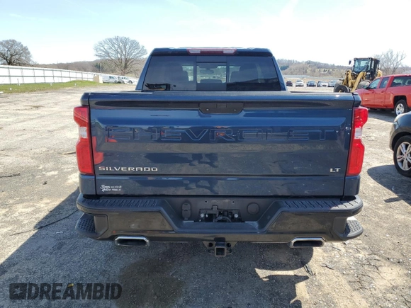 2020 Chevrolet Silverado 1500 LT Trail Boss with VIN 3GCPYFED3LG415965, listed as a Copart auction lot 53049895 with 69,215 mi miles and Salvage Title. Bid and sale history available at carsss.com. Image 6.