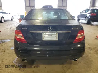 2012 Mercedes-Benz C 300 Sport with VIN WDDGF8BB2CR198144, listed as a Copart auction lot 55642915 with 46,640 mi miles and Salvage Title. Bid and sale history available at DreamBid. Image 6.