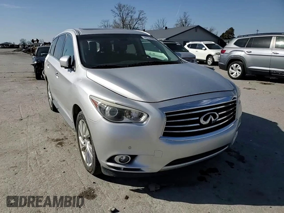 2013 Infiniti JX35 with VIN 5N1AL0MM5DC301162, listed as a Copart auction lot 49324205 with 137,407 mi miles and Salvage Title. Bid and sale history available at carsss.com. Image 12.