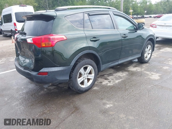 2013 Toyota RAV4 XLE with VIN 2T3RFREV9DW018383, listed as a IAAI auction lot 42655001 with 111,602 mi miles and . Bid and sale history available at DreamBid. Image 4.