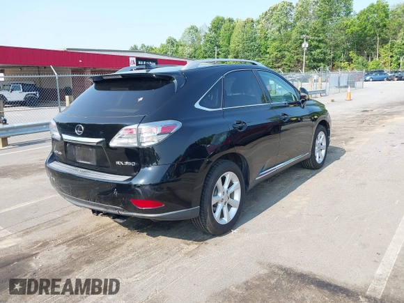 2010 Lexus RX 350 with VIN 2T2ZK1BAXAC028369, listed as a IAAI auction lot 42402247 with 223,605 mi miles and . Bid and sale history available at DreamBid. Image 4.