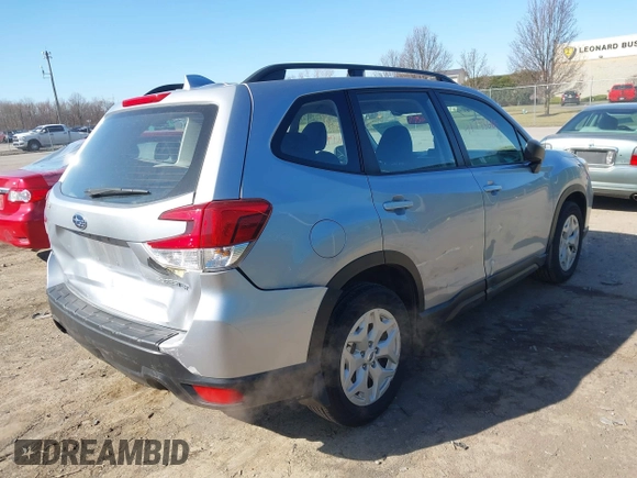 2020 Subaru Forester with VIN JF2SKADC3LH452240, listed as a IAAI auction lot 41795669 with 46,443 mi miles. Bid and sale history available at carsss.com. Image 4.