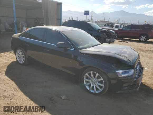 2013 Audi A4 Prestige with VIN WAUKFAFL2DA181758, listed as a Copart auction lot 76273414 with 106,684 mi miles and Salvage Title. Bid and sale history available at carsss.com. Image 4.