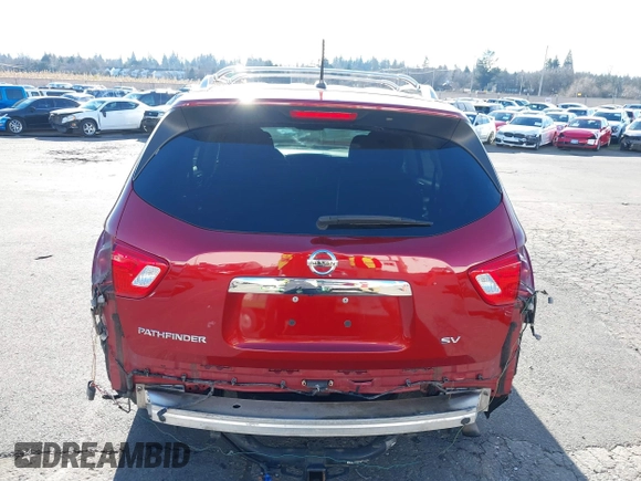 2018 Nissan Pathfinder SV with VIN 5N1DR2MN5JC626504, listed as a IAAI auction lot 41206405 with 128,863 mi miles. Bid and sale history available at carsss.com. Image 17.