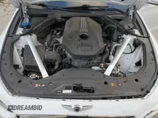 2019 Genesis G70 Advanced z VIN KMTG44LA0KU020504, wystawiony jako Copart lot #83984724 z przebiegiem 54 444 mil mil oraz Szkoda całkowita • Salvage title. Historia ofert i sprzedaży dostępna na DreamBid. Obrazek 13.