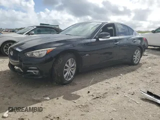 2017 Infiniti Q50 2.0t Sport with VIN JN1CV7AR2HM680043, listed as a Copart auction lot 85490104 with 115,485 mi miles and Clean Title. Bid and sale history available at carsss.com. Image 1.