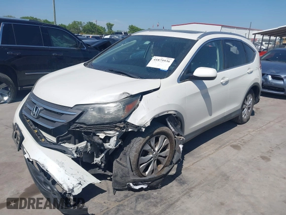 2014 Honda CR-V EX-L with VIN 5J6RM3H71EL028906, listed as a IAAI auction lot 41879936 with 152,416 mi miles and . Bid and sale history available at carsss.com. Image 2.