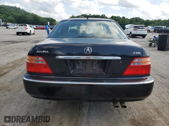 2002 Acura RL with VIN JH4KA96622C006520, listed as a Copart auction lot 63315055 with Not provided miles and Salvage title. Bid and sale history available at DreamBid. Image 6.