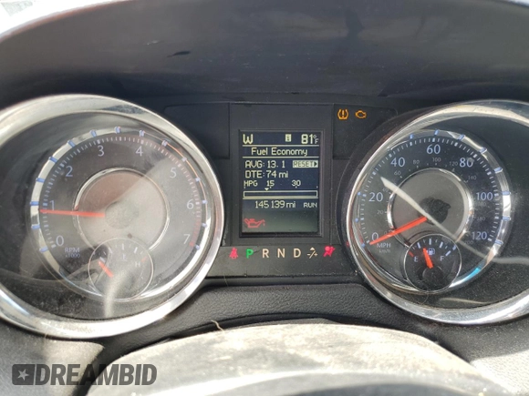 2016 Chrysler Town & Country Touring with VIN 2C4RC1BG0GR294949, listed as a Copart auction lot 50975685 with 145,139 mi miles and Salvage Title. Bid and sale history available at DreamBid. Image 9.