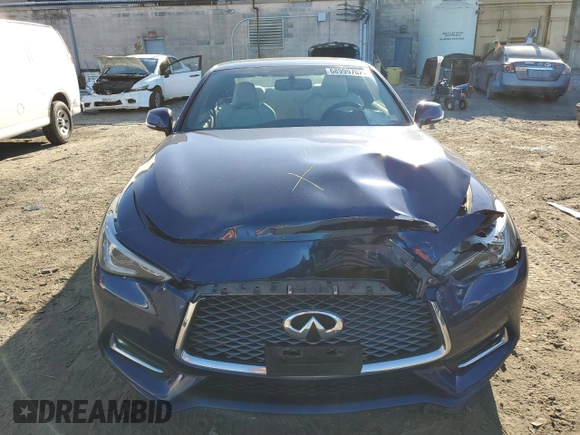 2018 Infiniti Q60 Luxe with VIN JN1EV7EL5JM391677, listed as a Copart auction lot 68999702 with 85,884 mi miles and . Bid and sale history available at DreamBid. Image 5.