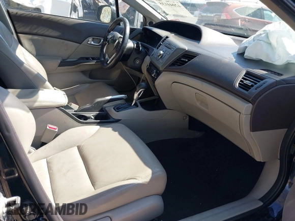 2012 Honda Civic EX-L with VIN 19XFB2F95CE300263, listed as a IAAI auction lot 42044135 with 109,599 mi miles and . Bid and sale history available at DreamBid. Image 5.