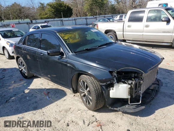 2012 Chrysler 200 Touring with VIN 1C3CCBBG7CN306179, listed as a Copart auction lot 50052715 with 107,383 mi miles and Salvage Title. Bid and sale history available at carsss.com. Image 4.