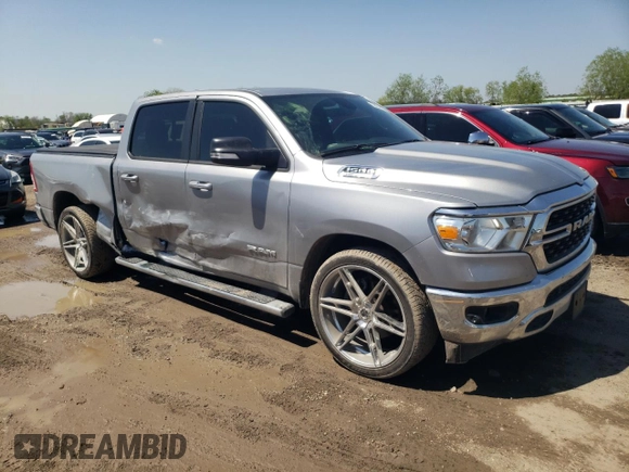 2022 Ram 1500 Big Horn with VIN 1C6RREMT1NN358613, listed as a Copart auction lot 50084835 with 35,126 mi miles and Salvage Title. Bid and sale history available at carsss.com. Image 4.