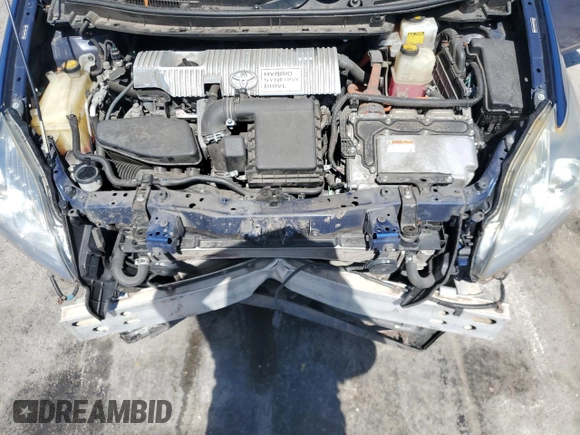 2011 Toyota Prius I with VIN JTDKN3DU7B0268202, listed as a Copart auction lot 61160175 with 125,346 mi miles and Salvage title. Bid and sale history available at DreamBid. Image 11.