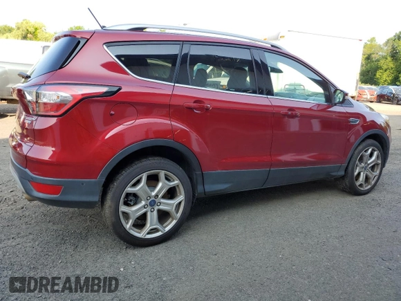 2018 Ford Escape Titanium with VIN 1FMCU9J93JUA39495, listed as a Copart auction lot 66334685 with Not provided miles and Clean title. Bid and sale history available at DreamBid. Image 3.