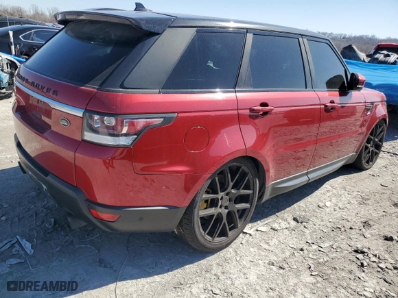 2015 Land Rover Range Rover Sport HSE with VIN SALWR2VF6FA539727, listed as a Copart auction lot 48218115 with 144,167 mi miles and Clean Title. Bid and sale history available at carsss.com. Image 3.