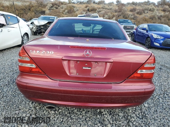 2002 Mercedes-Benz SLK-Class 2.3L Kompressor with VIN WDBKK49F62F246292, listed as a Copart auction lot 80231094 with 133,406 mi miles and Salvage Title. Bid and sale history available at carsss.com. Image 6.