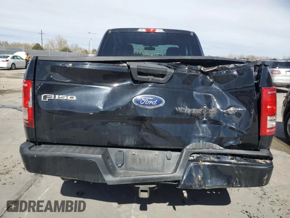 2017 Ford F-150 XL with VIN 1FTFX1EG2HKE01065, listed as a Copart auction lot 49050905 with 93,284 mi miles and Salvage Title. Bid and sale history available at carsss.com. Image 6.