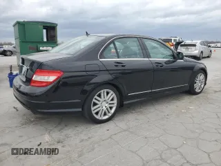 2009 Mercedes-Benz C 300 Sport with VIN WDDGF54X19F227442, listed as a Copart auction lot 49598625 with 55,527 mi miles and Salvage Title. Bid and sale history available at DreamBid. Image 3.