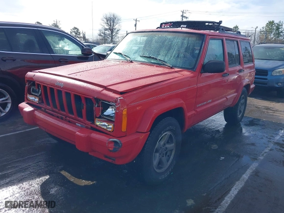 1999 Jeep Cherokee Sport with VIN 1J4FT68S3XL609922, listed as a IAAI auction lot 41718509 with 345,790 mi miles. Bid and sale history available at carsss.com. Image 17.